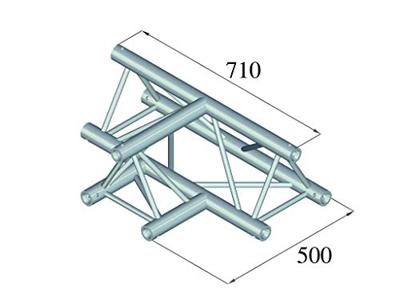 Alutruss 6082AT-36 T-Stuk - thumbnail