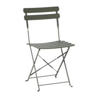 Inklapbare bistrostoel Corfu - groen - 82x46.5x42 cm - thumbnail