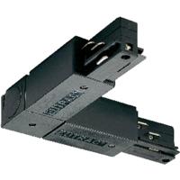 SLV 3-faseL-Connector 1 aarde buiten zwart - 145670 - thumbnail