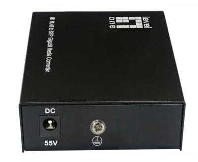 LevelOne GVT-2016 RJ45 naar SFP-Gigabit Media Converter, 802.3bt 90W PoE PSE