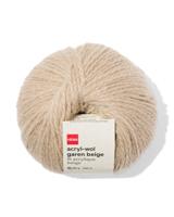 HEMA Acryl-wol garen 100g 165m beige - thumbnail
