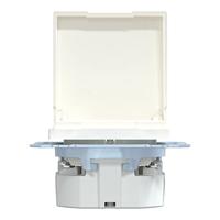 Merten MEG2311-0419 Wandcontactdoos System M Polar-wit 1 stuk(s) - thumbnail