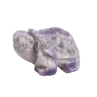 Edelsteen Amethist Schildpad (ca. 4 x 3 cm) - thumbnail