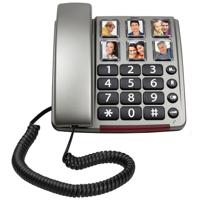 Profoon TX-560 snoer. telefoon grote fototoetsen zwart - thumbnail