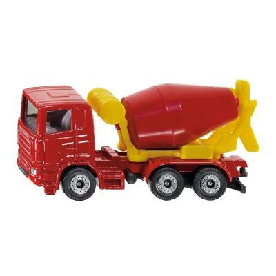 Siku 0813 Cement mixer 8,3cm rood/geel