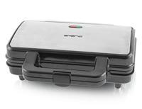 EMERIO ST-109562 Sandwich toaster RVS, Zwart - thumbnail