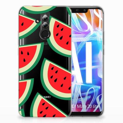 Huawei Mate 20 Lite | Siliconen Case | Watermelons