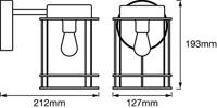LEDVANCE ENDURA® CLASSIC POST L 4058075206526 Buitenlamp (wand) E27 0 W - thumbnail