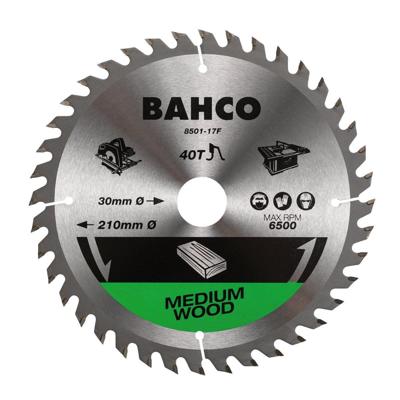 Bahco Cirkelzaagblad | hardmetaal tanden | voor tafelmachines | fijne vertanding | voor hout | 60 TPI | 30 mm x 230 mm - 8501-230-30-60XF Bahco Cirkelzaagblad | hardmetaal tanden | voor tafelmachines | fijne vertanding | voor hout | 60 TPI | 30 mm x 230 mm - 8501-230-30-60XF