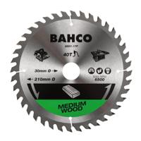 Bahco Cirkelzaagblad | hardmetaal tanden | voor tafelmachines | fijne vertanding | voor hout | 60 TPI | 30 mm x 230 mm - 8501-230-30-60XF - thumbnail