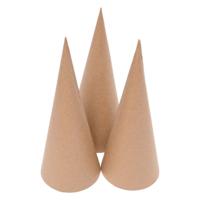 Colorations - papier-mache kegels - 20 cm, 20st. - thumbnail