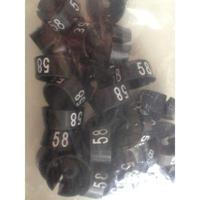 MB zwart/wit 58 voor op kledinghanger - thumbnail