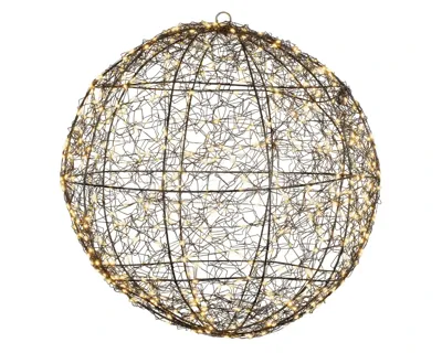 Lumineo micro led frame d38cm-600l zwart/klassiek warm