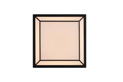 Nordlux Design wandlampOliver zwart vierkant - 2218251003