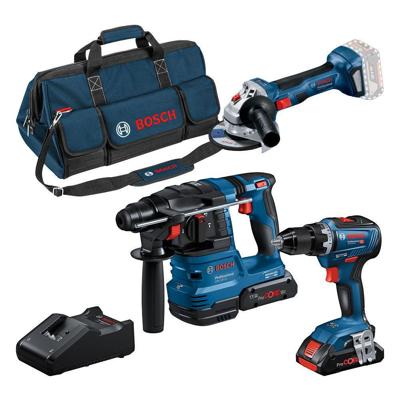 Bosch Professional Accu combiset 3-delig 18V 4.0Ah in gereedschapstas - 0615A50035