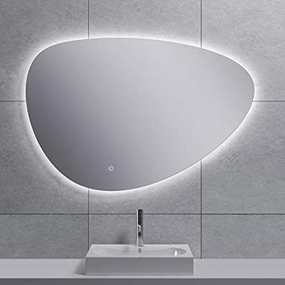 Uovo spiegel ovaal met LED, dimbaar en spiegelverwarming 100 cm