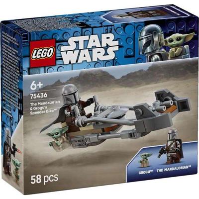 LEGO® Star Wars 75436 De Mandaloriaan en Grogu op hun Speeder Bike