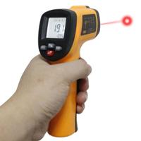 BENETECH GM550E digitale Infrarood Thermometer(Yellow) - thumbnail