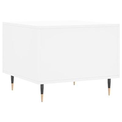 Salontafel 50x50x40 cm bewerkt hout wit