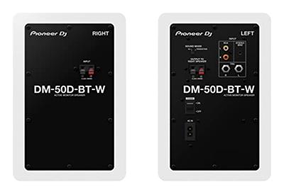 Pioneer DJ DM-50D-BT-W desktop monitorenset met Bluetooth