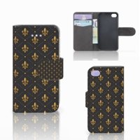 Apple iPhone 4 | 4S Telefoon Hoesje Franse Lelie - thumbnail