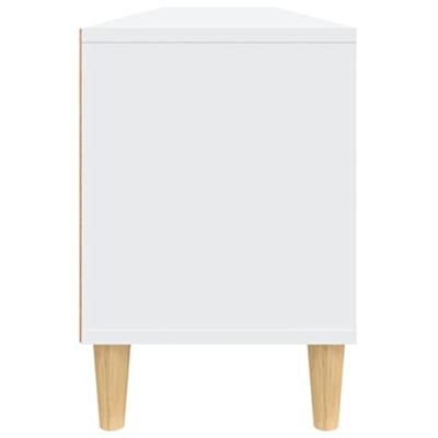 Tv-meubel 150x30x44,5 cm bewerkt hout wit
