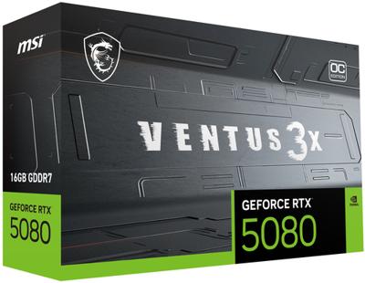 VGA MSI GeForce RTX 5080 16G VENTUS 3X OC PLUS