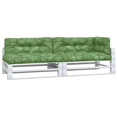 VidaXL Palletkussens 5 st bladpatroon stof