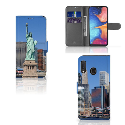 Samsung Galaxy A20e | Flip Cover | Vrijheidsbeeld Samsung Galaxy A20e | Flip Cover | Vrijheidsbeeld