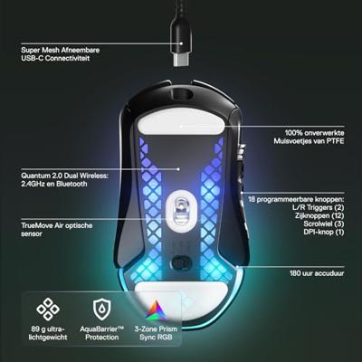 Gamemuis SteelSeries Aerox 9