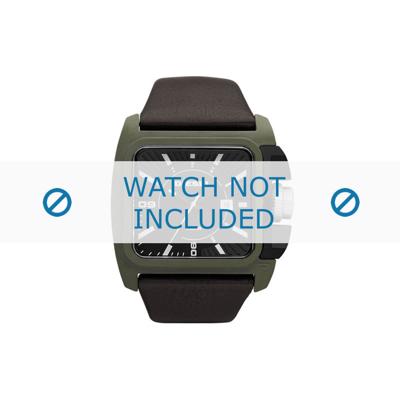 Diesel horlogeband DZ1543 Leder Bruin 32mm