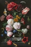 Afbeelding op acrylglas - Stilleven met bloemen in een glazen vaas, Jan Davidsz de Heem , Multikleur , Premium print - thumbnail