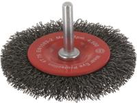 Rotec Stiftborstel sch.6mm Ø100x0,30 mm x 12 mm gegolfd staaldraad - 7980345 - thumbnail