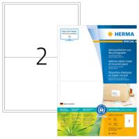 Etiket HERMA recycling 10735 199.6x143.5mm 160stuks wit - thumbnail