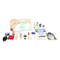 Small Foot - dokterstas met houten dokter accessoires, 18dlg. - thumbnail