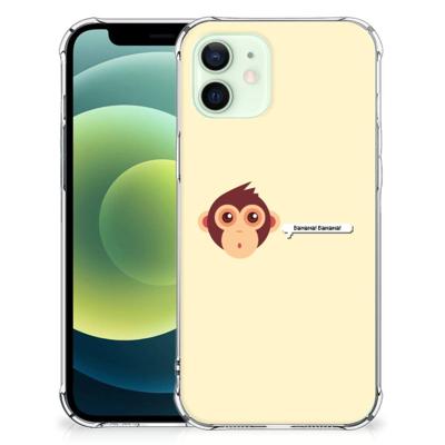iPhone 12 Mini Stevig | Bumper Hoesje | Monkey