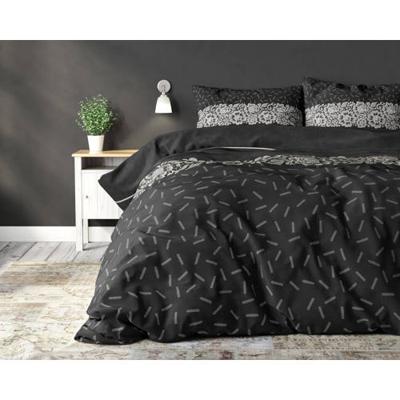 RoyalTextile - Dervio Dekbedovertrek Katoen - Antraciet - 200 x 220