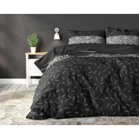 RoyalTextile - Dervio Dekbedovertrek Katoen - Antraciet - 200 x 220 - thumbnail