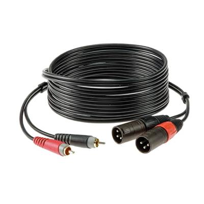 Klotz AT-CM0200 Professionele RCA-naar-XLR kabel 2 meter