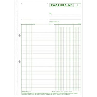 Exacompta facturen, ft 29,7 x 21 cm, tripli, Franstalig