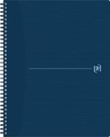Spiraalblok oxf origin a4+ lijn 140pag 80gr blauw - thumbnail