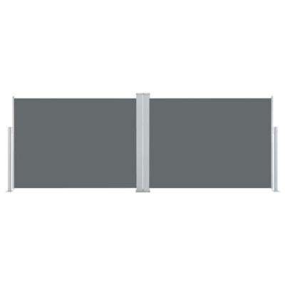 VidaXL Windscherm uittrekbaar 120x1000 cm antraciet VidaXL Windscherm uittrekbaar 120x1000 cm antraciet