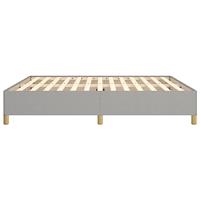 Bedframe stof lichtgrijs 180x200 cm - thumbnail
