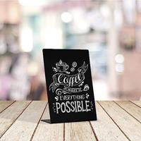 Europel krijtbord L-vormig, ft A5 - thumbnail