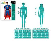 Kostuums voor Volwassenen Blauw Superheld - Maat: XS/S - Maat: XS/S - thumbnail