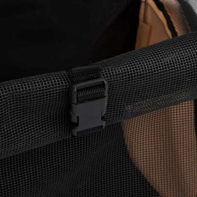 VidaXL Huisdierentrolley inklapbaar beige