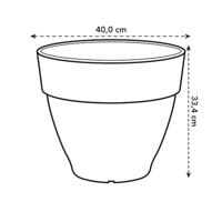 Elho vibia campana round 40 pistache green - thumbnail