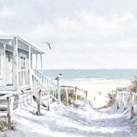 Ambiente servetten 25x25 cm beach cabin - thumbnail