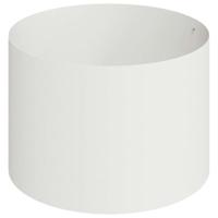 VidaXL Tuin bloempot wit 90 x 90 x 20 cm koudgewalst staal - thumbnail