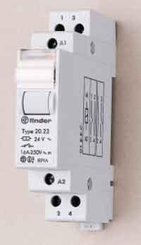 Finder 20.23.9.012.4000 Stroomstootschakelaar DIN-rail 1x wisselcontact 12 V/DC 16 A 4000 VA 1 stuk(s)